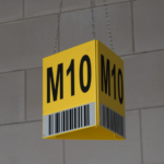 ONE2ID Schilder mit reflektierendem Barcode