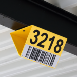 ONE2ID Barcodeschilder Long-Range-Scannen Blocklagerschilder mit Magneten