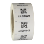 ONE2ID Barcode-Etiketten Inventar Aufkleber Polyethylen TAGS