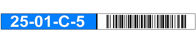ONE2ID Pickplätze Fachbodenregale Kommissionierung Barcode-Etiketten