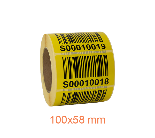 ONE2ID Palettenetiketten Box Etiketten Lageretiketten Barcode-Etiketten 100x58mm