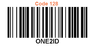 ONE2ID Barcode-Etiketten Code 128