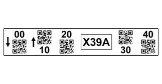 ONE2ID Lagerplatz-Etiketten Fernscannen QR-Code