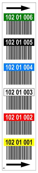ONE2ID Barcode-Etiketten Pallet Shuttle Regalsysteme