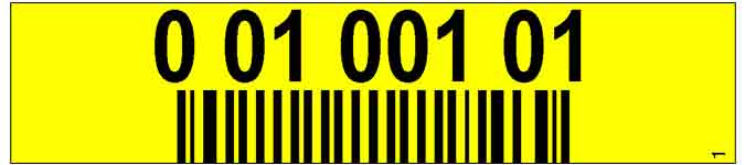 ONE2ID Barcode Etiketten Lagerplätze
