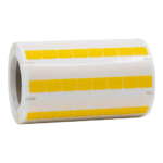ONE2ID Selbstklebende Etiketten vinyl Kabelmarkierung Drahtkodierung gelb Wickeletikett