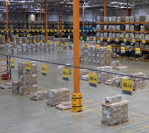 ONE2ID locatieborden bulklocatie magazin inbound outbound
