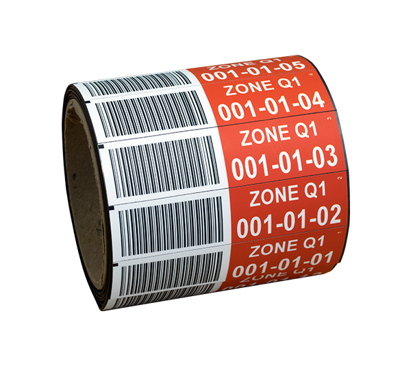 ONE2ID magazijnlabels order picken magneten magneetstrips