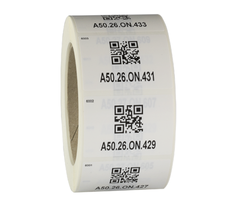Etiketten inventaris barcode ONE2ID