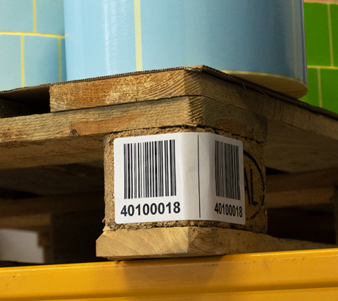 ONE2ID LPN Barcode Etiketten Palettenetiketten Kistenetiketten