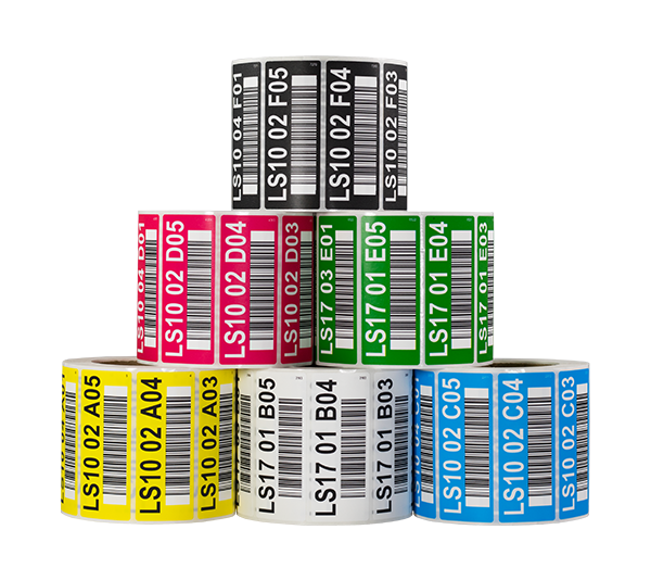 ONE2ID Regaletiketten Lagerplatz-Etiketten Lagerkennzeichnung