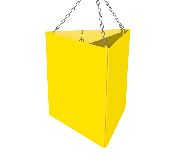 Lagerschild Dreieck long range Blocklager ONE2ID