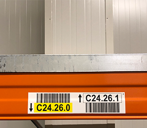 Tiefkühletiketten Barcode-Etiketten Kühlräume ONE2ID